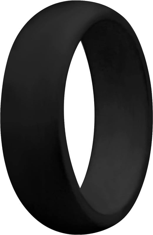 Wildfire Ring Personalized Neon Silicone Wedding Ring with Ring Box