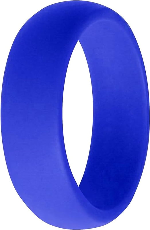 Wildfire Ring Personalized Neon Silicone Wedding Ring with Ring Box