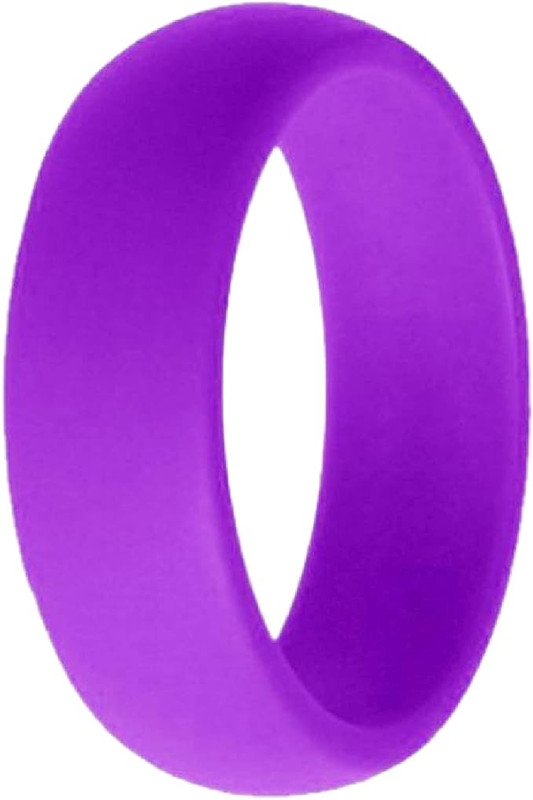 Wildfire Ring Personalized Neon Silicone Wedding Ring with Ring Box