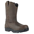 thumbnail image 1 of HOSS Men’s Composite Toe Waterproof Wellington Work Boot Slip Resistant EH PR Wildfire Brown, 1 of 7