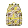 thumbnail image 1 of "Wildflower Backpack with Sunflower Accents - Water-Resistant School & Work Backpack for Women, Comfortable Shoulder Straps, Fashionable Floral Pattern", 1 of 6