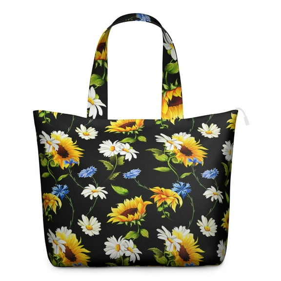 Wildflower Butterfly Duffel Vintage Sunflower Weekender Bag, , Lightweight, Multipurpose