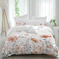 thumbnail image 1 of Wildflower Butterfly Duvet Cover Set Full Size, Watercolor Rustic Floral 4 Piece Soft Microfiber Bedding Set with 1 Duvet Cover, 1 Flat Sheet, 2 Pillowcases, 1 of 9