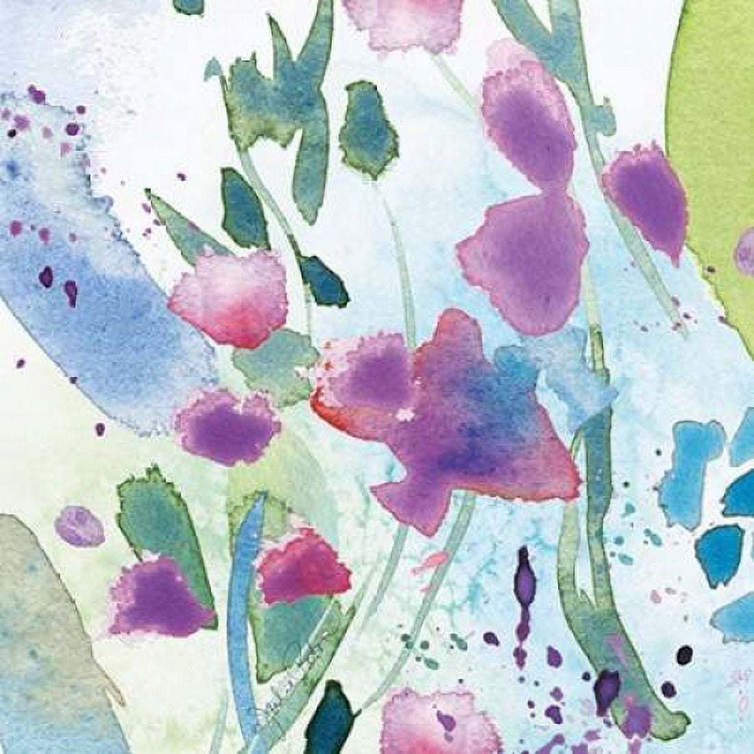 Wildflower Dance I Canvas Art - Julie Paton (24 x 24)
