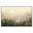 thumbnail image 1 of Wildflower Demure Canvas Classic Floral Art by Art Remedy, White Frame, 30" x 20", 1 of 7