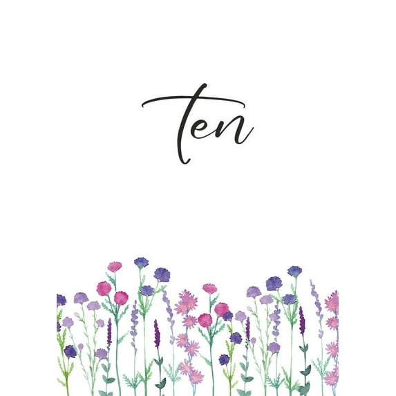Wildflower Design Table Number Cards Double Sided Party Table Numbers for Reception Baby Shower Anniversary Birthday Bridal Party 4x6 30 Pcs