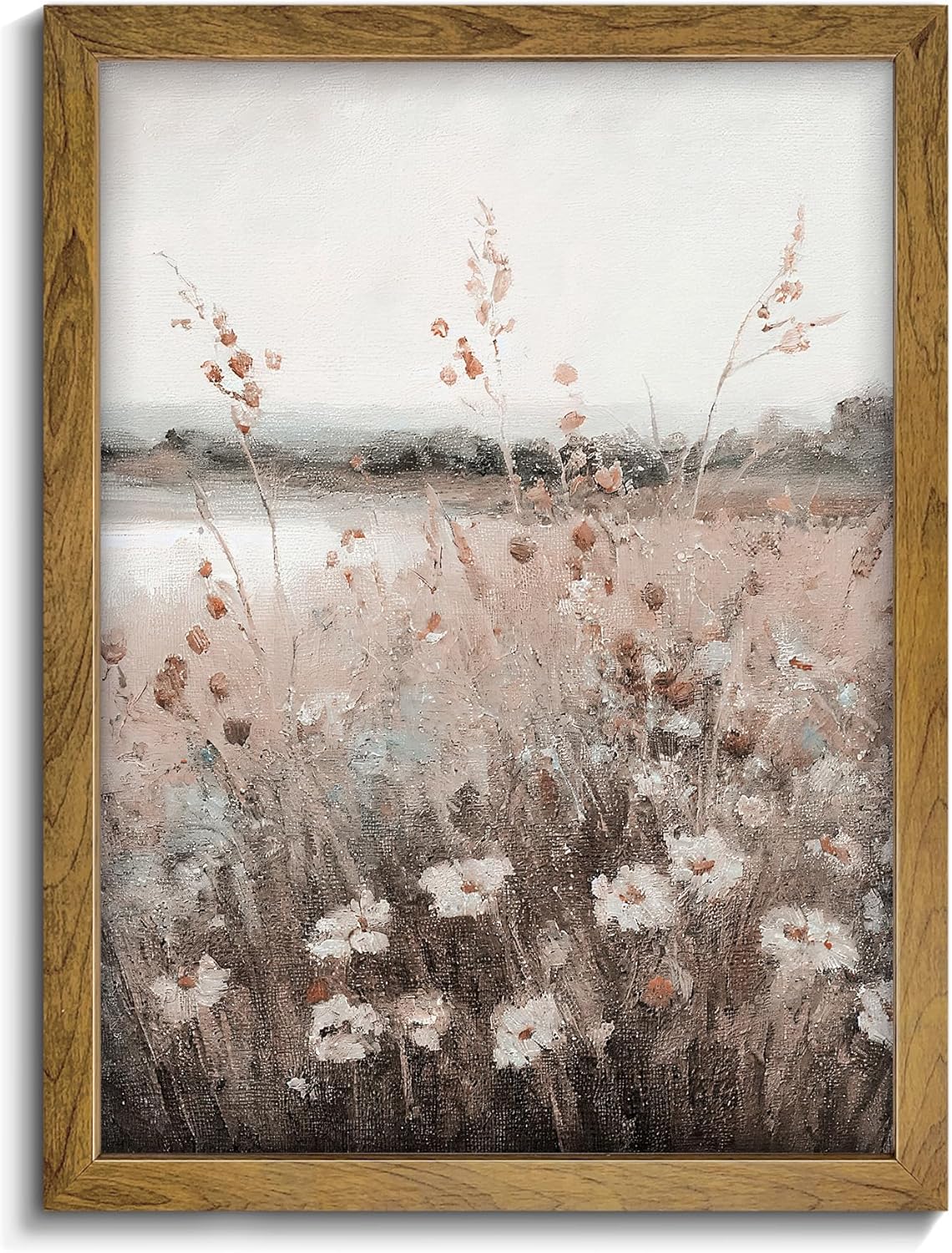 Wildflower Field Landscape Prints - Vintage Farmhouse Wall Decor Art ...