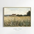 thumbnail image 1 of Wildflower Field Posters, Countryside Wall Art, Country Landscape, Neutral Floral Meadow Poster, Farmhouse Decor, 595, Unframed Poster Size 8x12, 1 of 4