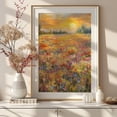 thumbnail image 1 of Wildflower Field, Wall Art Print, Nature Decor, Rustic Country Landscape, Landscape Wall Art, Home Decor #1421, 8x12 UNFRAMED, 1 of 3