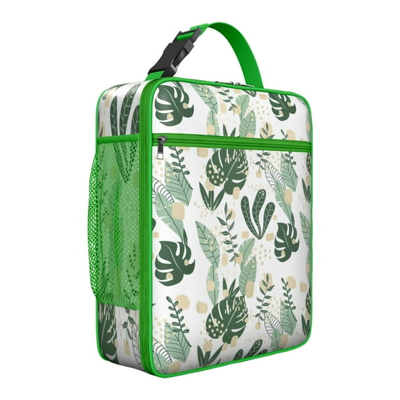 Wildflower Insulated Lunch Box Teen Reusable Lunch Bag with Detachable Handle Cooler Tote Bag Work Camping