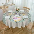 thumbnail image 1 of Wildflower Leaves Round Tablecloth Wedding Hotel Table Cover Holiday Dining Table Waterproof Tablecloth, 1 of 6