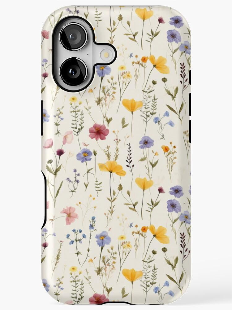 Wildflower Meadow Tough Cell Phone Case, Polycarbonate Shell with TPU ...