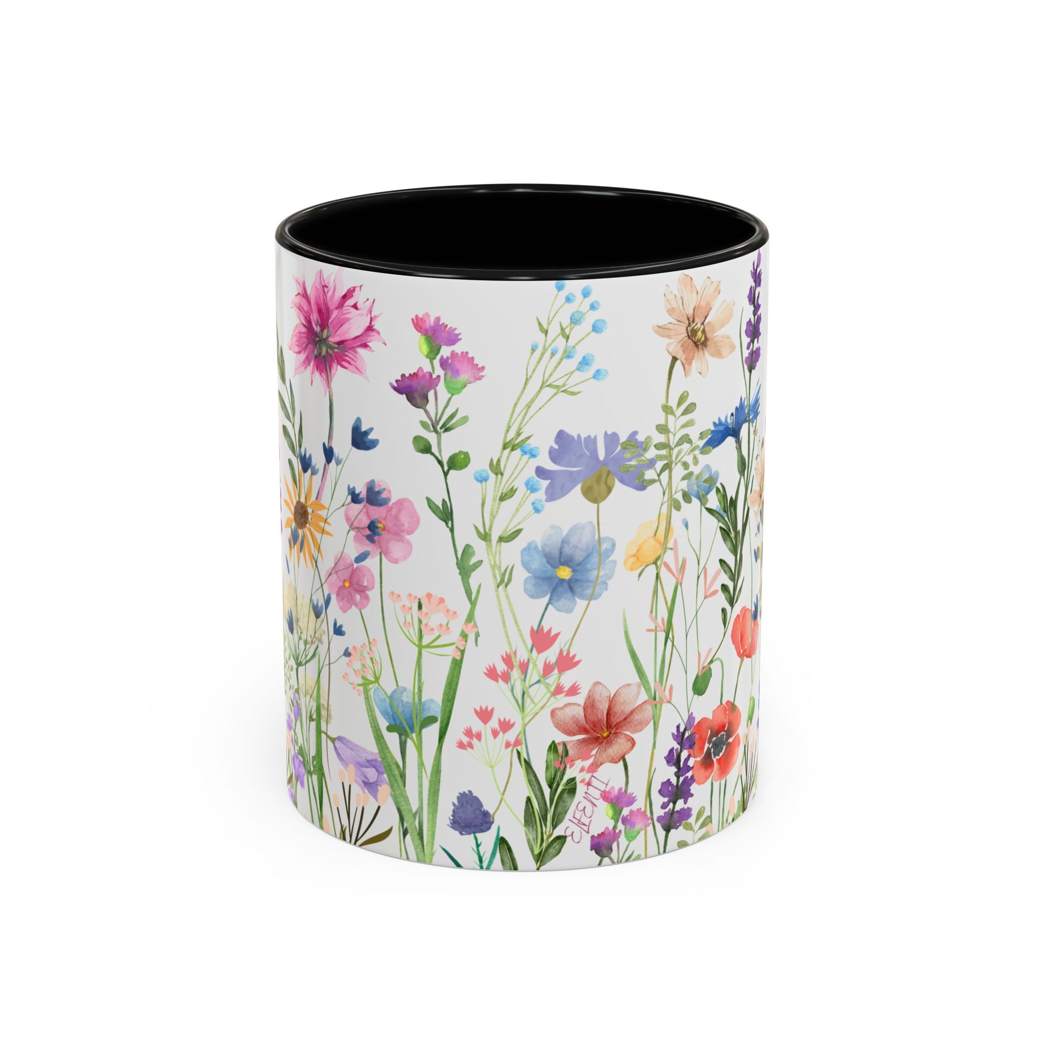 Wildflower Mug, Pressed Flower Cottagecore Mug, Vintage Botanical ...
