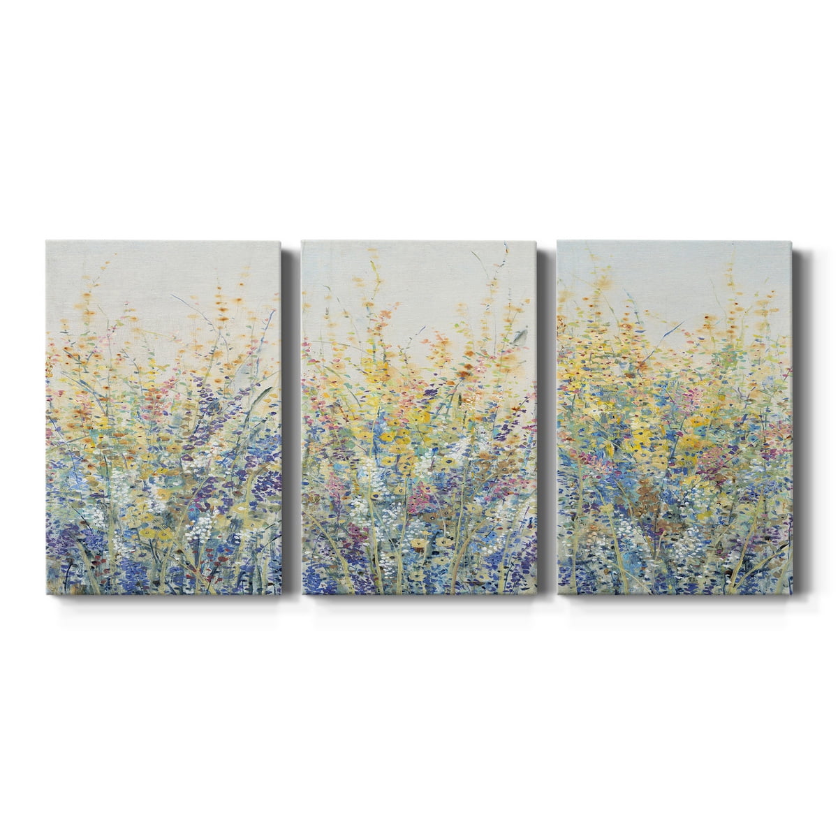 Wildflower Panel I Premium Gallery Wrapped Canvas - Ready to Hang - 40 x 60 Each
