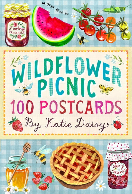 【初版帯付】Picnic post card book Wildflower Picnic Postcards: 100 Postcards, (Hardcover) - Walmart.com