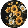 thumbnail image 1 of Wildflower Plant Spare Tire Cover Wheel Protectors for Rv Camper Travel Trailer SUV Truck, 1 of 9