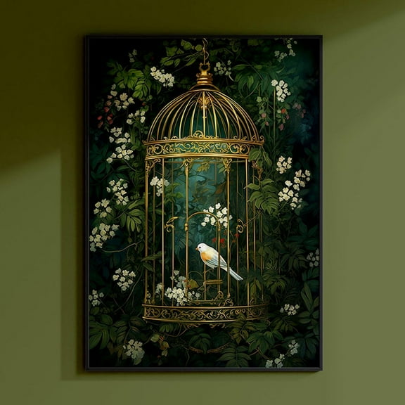 Wildflower Prints, Boho Botanical Art, Flower Art, Boho Wall Decor, Wildflower Wall Art, Dark Green Prints, Vintage Flower Art, Floral Print Wall Art, Modern Wall Decor For Living Room, 8x12 UNFRAMED