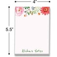 thumbnail image 1 of Wildflower Set of 2 Memo Pads/Notepads, 2 pads - 50 per pad. 4” x 5.5”. Made in the USA., 1 of 2