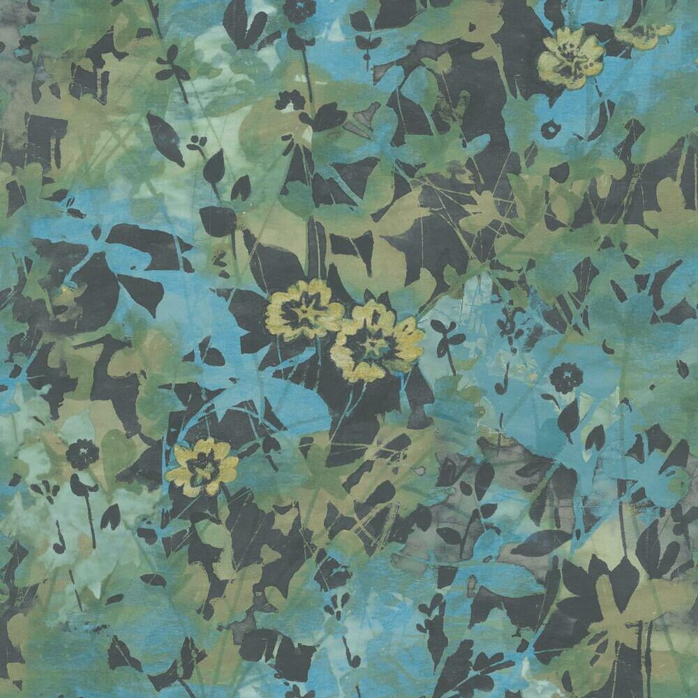 Wildflower Shadows Peel and Stick Wallpaper