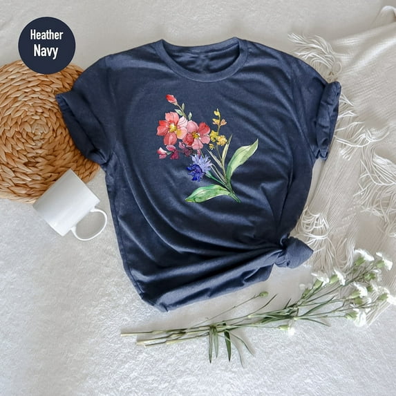 Wildflower Shirt: Spring Floral Tee All Size S-5Xl