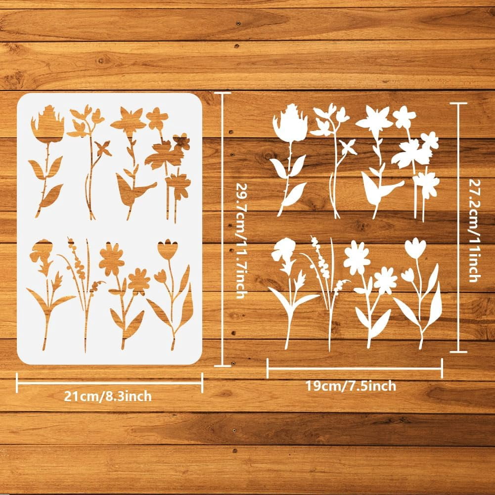 Flower Stencils For Paintingnull