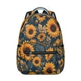 thumbnail image 1 of "Wildflower & Sunflower Bookbag - Stylish Backpack for Women & Teens, Durable, Large Capacity, Perfect for School & Everyday Use", 1 of 6