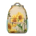thumbnail image 1 of Wildflower Sunflower Design Backpack - Stylish & Breathable School Bookbag for Teenagers, 1 of 6