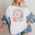 thumbnail image 1 of Wildflower T-Shirt, Vintage Flower Shirt, Floral T-Shirt, Wild Flowers Shirt, Gift For Women, Boho Wildflowers, Flowers Shirt,Womens Graphic, 1 of 5