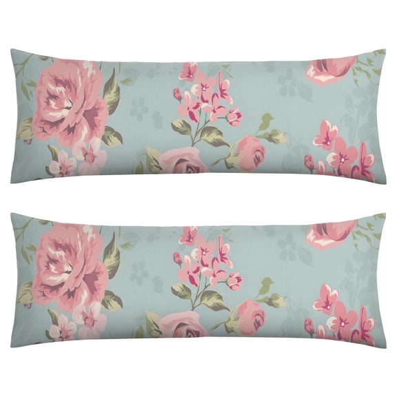 Wildflower Throw Pillow Cover&nbsp;– Daisy & Butterfly Illustration, Whimsical Garden Theme, Cottagecore Style