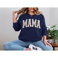 thumbnail image 1 of Wildflower Varsity Mama Sweatshirt - Aesthetic Floral Mom Sweater - New Mom Gift Crewneck - Boho Mother’s Day Apparel - Cozy Mama Flower Pullover, 1 of 3