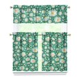 thumbnail image 1 of Wildflower Vintage Curtains 36 Inch - 3 Panel Country Rustic Set with Bohemian Floral Print, Rod Pocket, 1 of 5