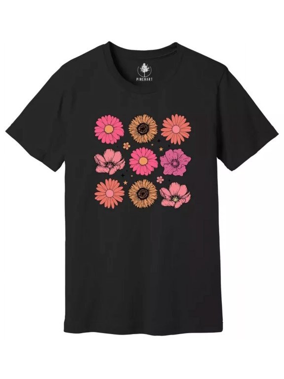 Wildflower Wild Flowers Flower For Wom Floral Gift Phrase Suited To Casual Events And Everyday Wear Shirt, Size S-5XL
