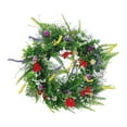 thumbnail image 1 of Wildflower Wreath Versatile Decor Farmhouses Colorful Cottage Wreath Beautiful Artificial Spring And Summer Wreath Home, 1 of 5