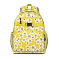 thumbnail image 1 of Wildflower and Butterfly Illustration School Backpack Adjustable Padded Straps Large Capacity Durable Bookbag for Student and Students, 1 of 5