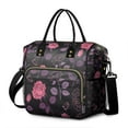 thumbnail image 1 of Wildflower and Butterfly Print Insulated Tote - Leakproof Cooler Bag for Picnics, Work or Travel, Waterproof & Stylish, 1 of 6