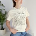 thumbnail image 1 of Wildflower t-shirt, simple flowers shirt, women's gift, Short Sleeve Tee, 1 of 12