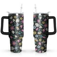 thumbnail image 1 of Wildflowers 40 OZ Tumbler Cup with Lid and Straw for Water Iced Tea Coffee Smoothie and More, 1 of 7