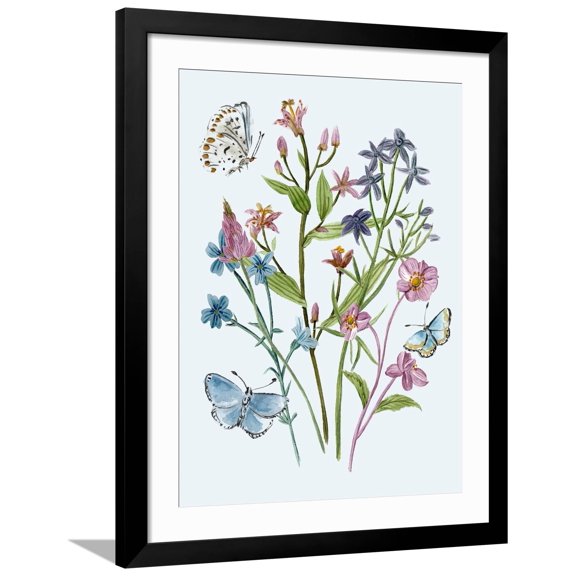 Art.com Wildflowers Arrangements I Art Print by Melissa Wang, Black Frame Wall Art, 32" x 40"