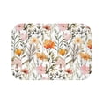 thumbnail image 1 of Wildflowers Bath Mat Floral Design Comfortable Easy to Clean Bath Rug, 1 of 4