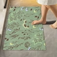 thumbnail image 1 of Wildflowers Bathroom Rug 24"×16",Non-Slip High Absorbent Bath Mat Rug Machine Washable Bahtub Mats Home Decor, 1 of 7