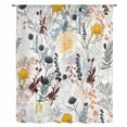 thumbnail image 1 of Wildflowers Blossom Sheer Curtains 54 Inches Long, Spring Farmhouse Botanical Floral Light Filering Curtains, Breathable Simi Curtain Privacy Drapes for Kitchen Bathroom Small Window Treatment, 1 of 9