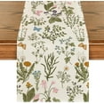 thumbnail image 1 of Wildflowers Floral Spring Table Runner, Seasonal Summer Butterfly Kitchen Dining Table Decoration for Home Party 13x72 Inch, 1 of 6