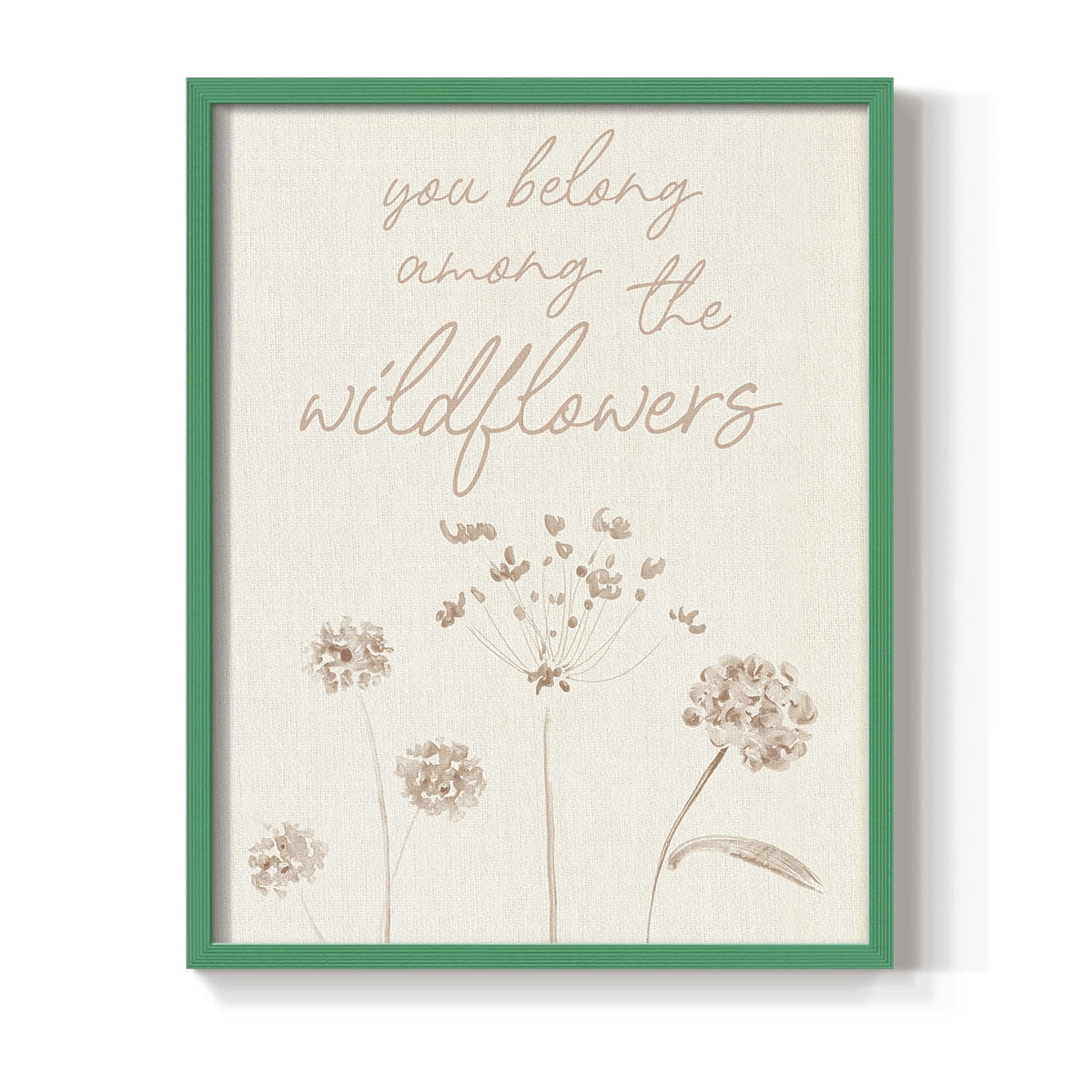 Wildflowers Framed Print - Solid Wood in Single Picture Frame Solid Wood 2 Framed Print