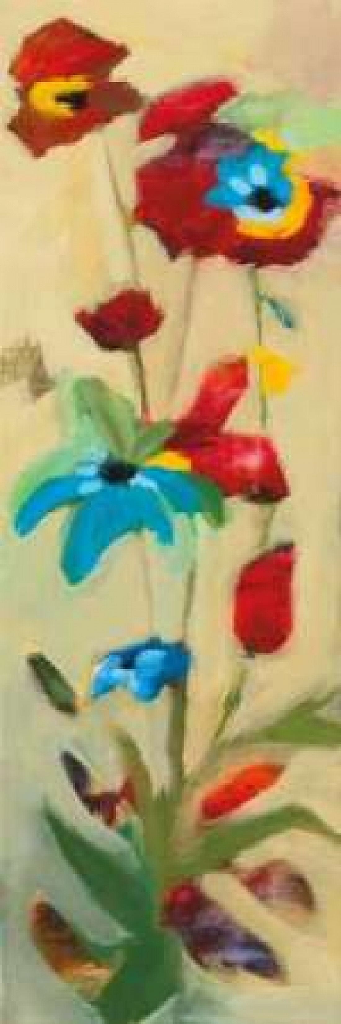 Wildflowers II Canvas Art - Jennifer Zybala (12 x 36)