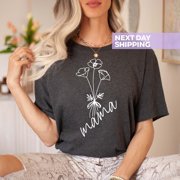 Wildflowers Mama Floral Motherhood T-Shirt