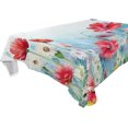thumbnail image 1 of Wildflowers Rectangle Tablecloth Waterproof Polyester Table Clothative Stain Resistant & Wrinkle Resistant Washable Table Cover for Dining Table/Party/Camping 60x90 Inch Decor Gift, 1 of 7