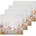 thumbnail image 1 of Wildflowers Washcloths, Soft and Absorbent Cotton Towel, 2 Pack 12 X 12 Inches Premium Quick Dry Face Towel Wash cloth, 1 of 7