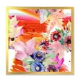 thumbnail image 1 of Wildflowers and Vibrant Wild Spring Leaves VII 36 in x 36 in Framed Painting Canvas Art Print, by Designart, 1 of 2