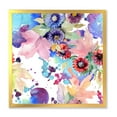 thumbnail image 1 of Wildflowers and Vibrant Wild Spring Leaves VIII 36 in x 36 in Framed Painting Canvas Art Print, by Designart, 1 of 4