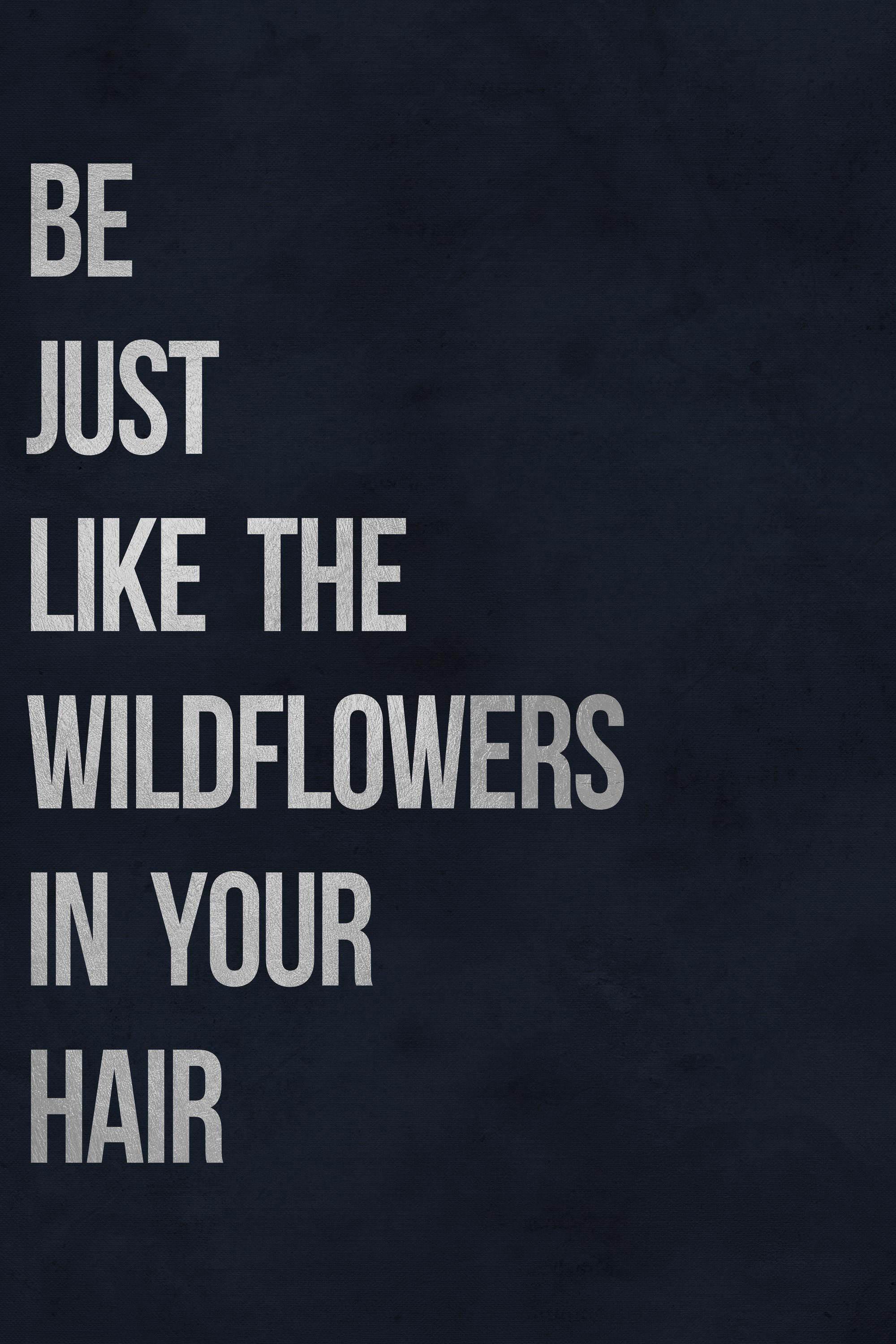 Wildflowers in Your Hair Painting Print on Wrapped Canvas